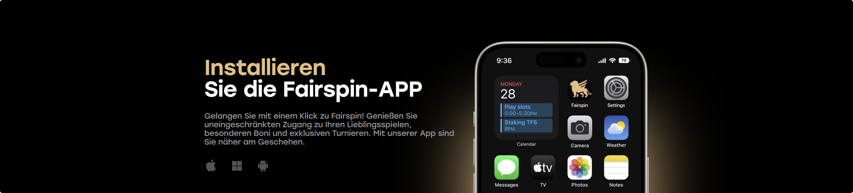 Fairspin APP